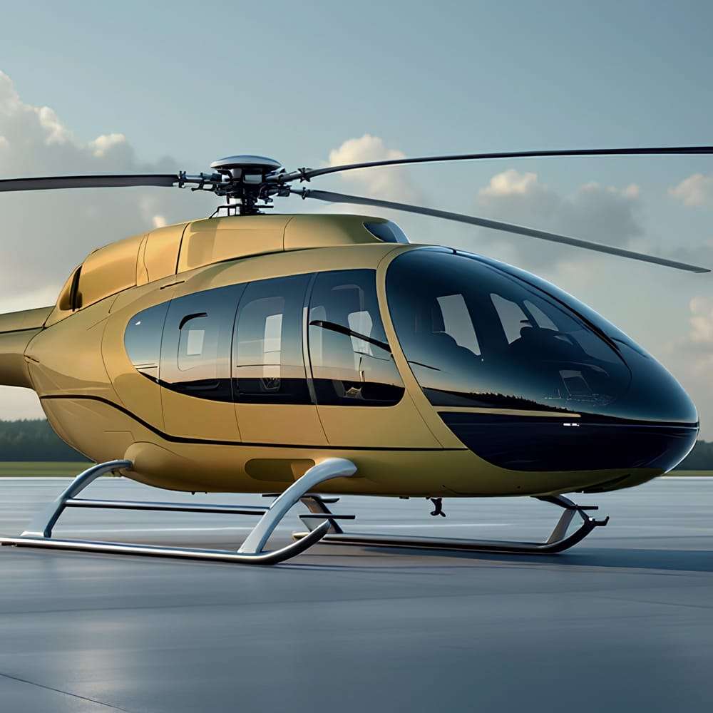 Free Helicopter Mockup Template PSD