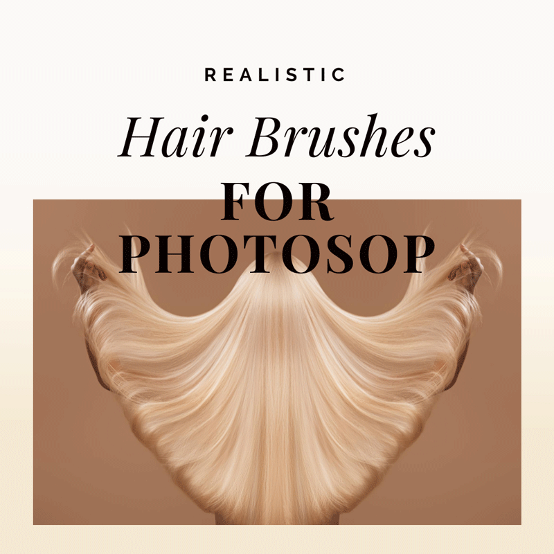20+ Free Realistic Hair Brushes for Photoshop