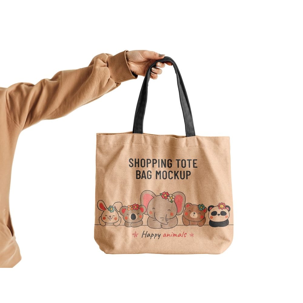  Free-Shopping-Tote-Bag-Mockup-Design-PSD