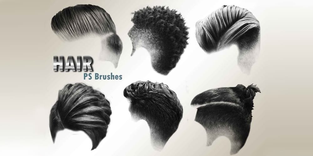 Hair Male Photoshop Brushes