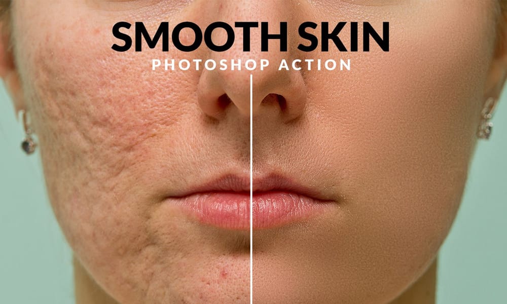 High-End Smooth Skin Retouch Photoshop Action