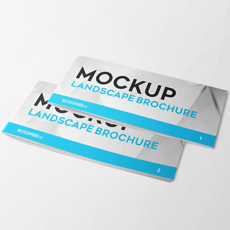 Landscape Brochure Mockups PSD