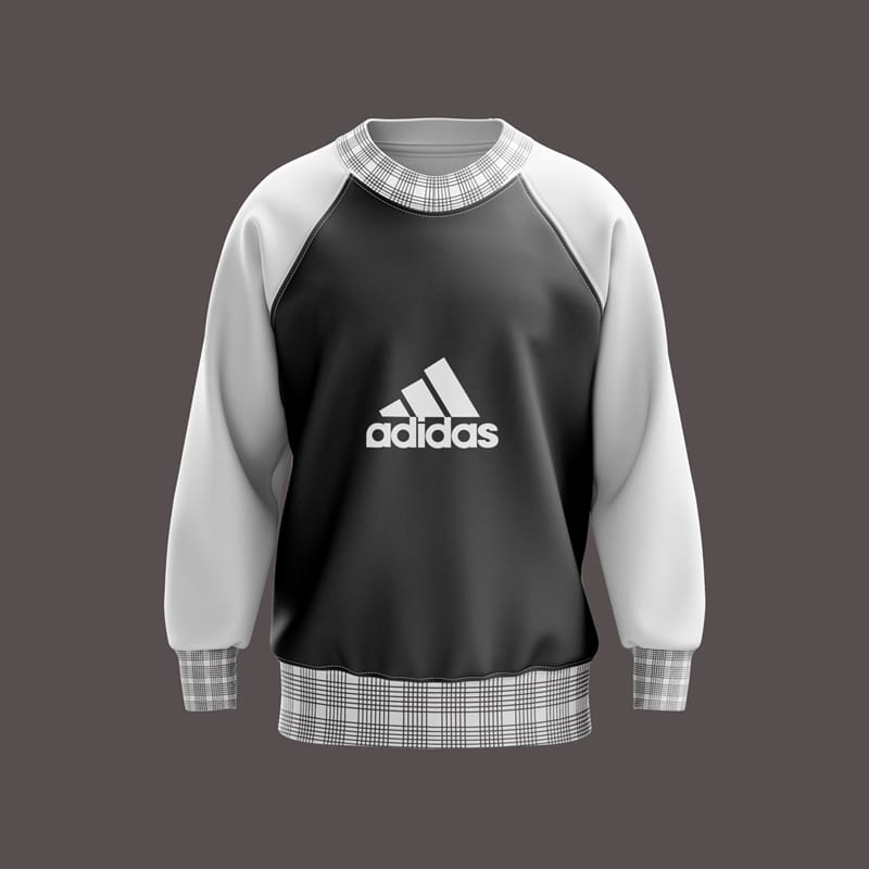 Long Sleeve Sweat Shirt Mockup PSD