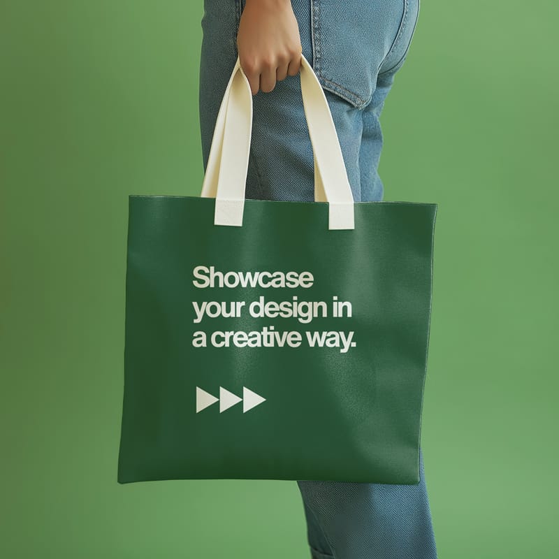 Minimal Premium Tote Bag Mockup PSD
