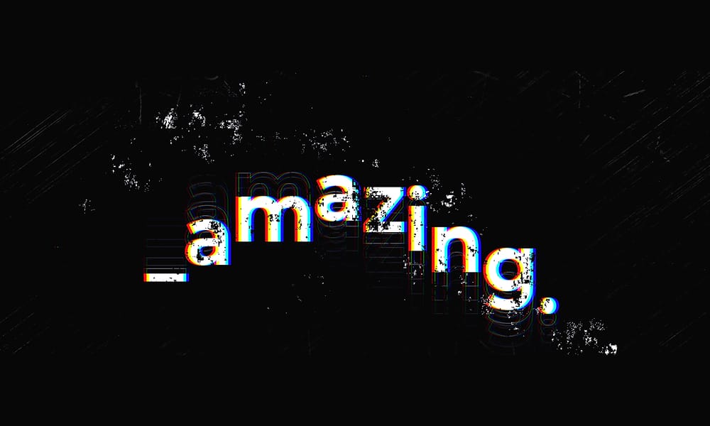 Modern Glitch Logo Intro