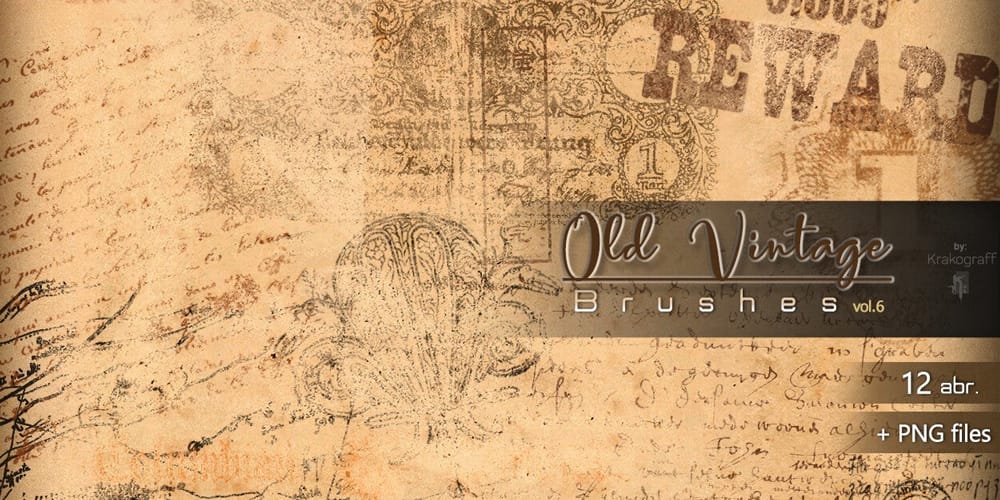 Old Vintage Photoshop Brushes