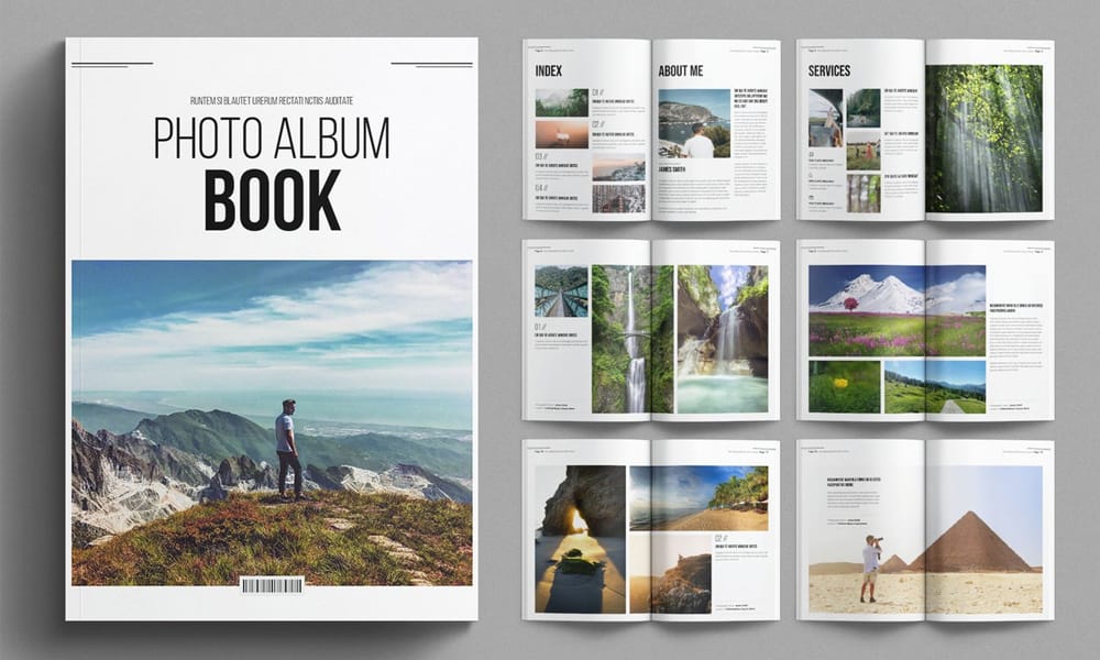 Photo Album Book Template