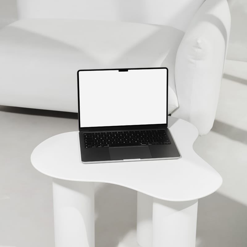 Photorealistic MacBook Air Mockup PSD