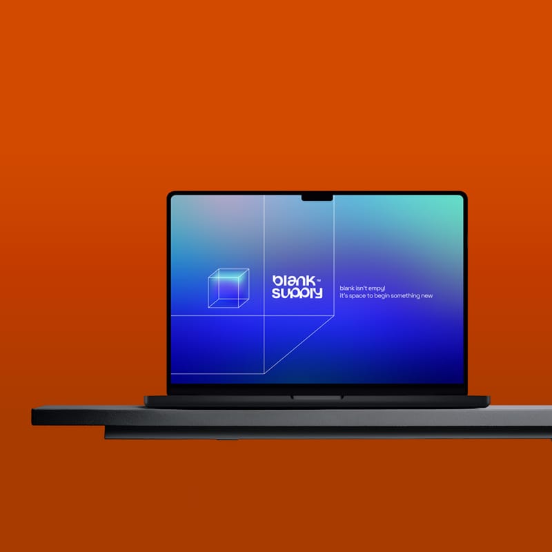 Photorealistic Macbook Mockup PSD