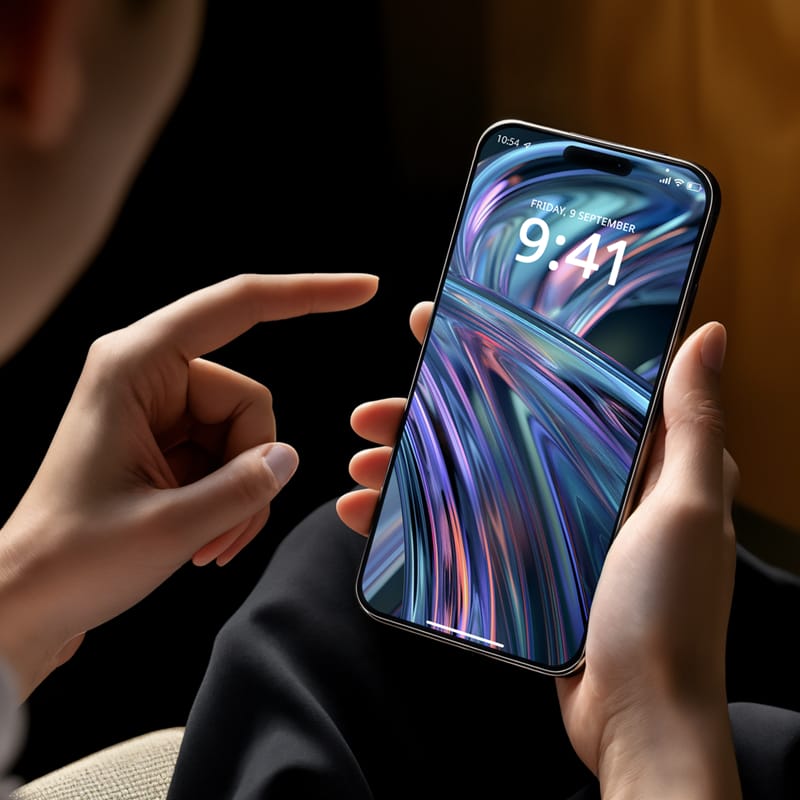 Photorealistic iPhone 16 Pro Max Mockup PSD