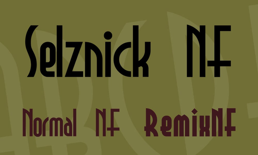 Selznick NF Font 