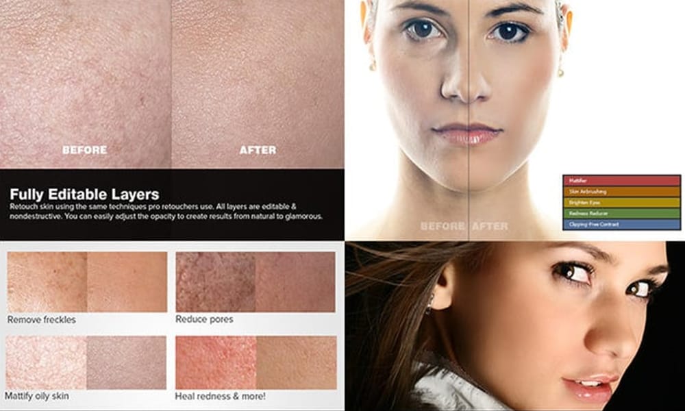 Skin Retouching Actions