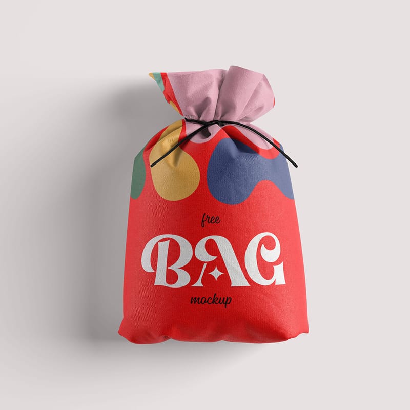 Small Canvas Bag Mockup PSD