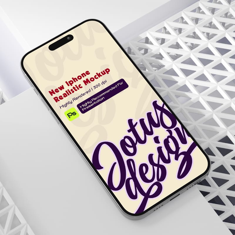 Smartphone Mobile Phone Mockup PSD