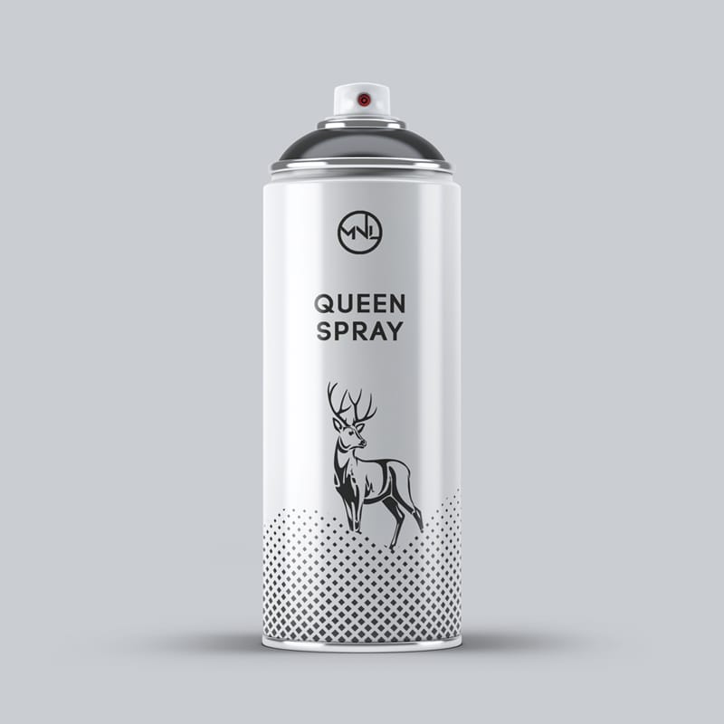 Spray Bottle Label Mockup PSD