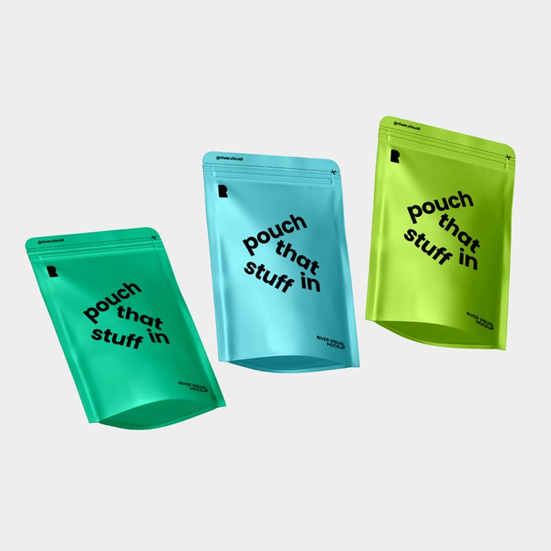 Standing Pouch Mockup PSD