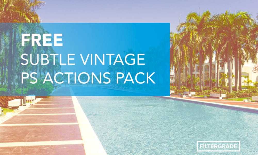 Subtle Vintage Photoshop Actions 