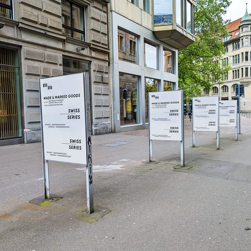 Swiss Series 4 Poster Mockup PSD