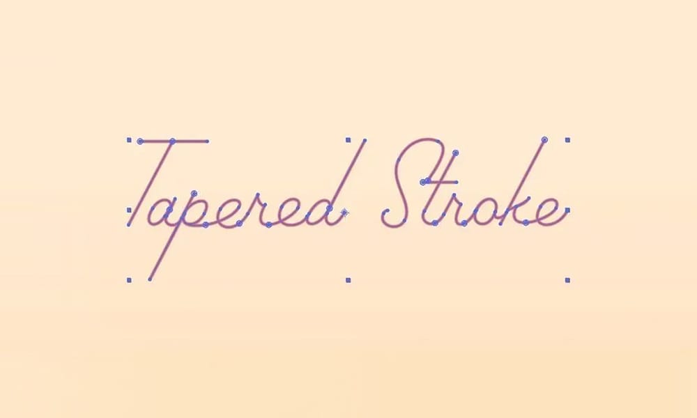 Tapered Stroke Preset for After Effects