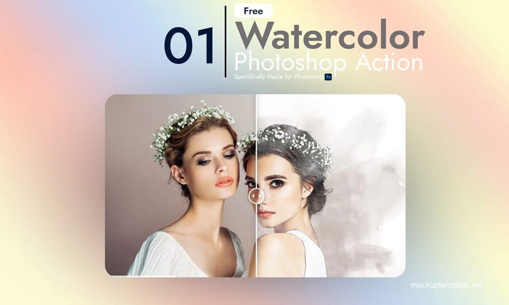 Watercolour Photoshop Action Presets