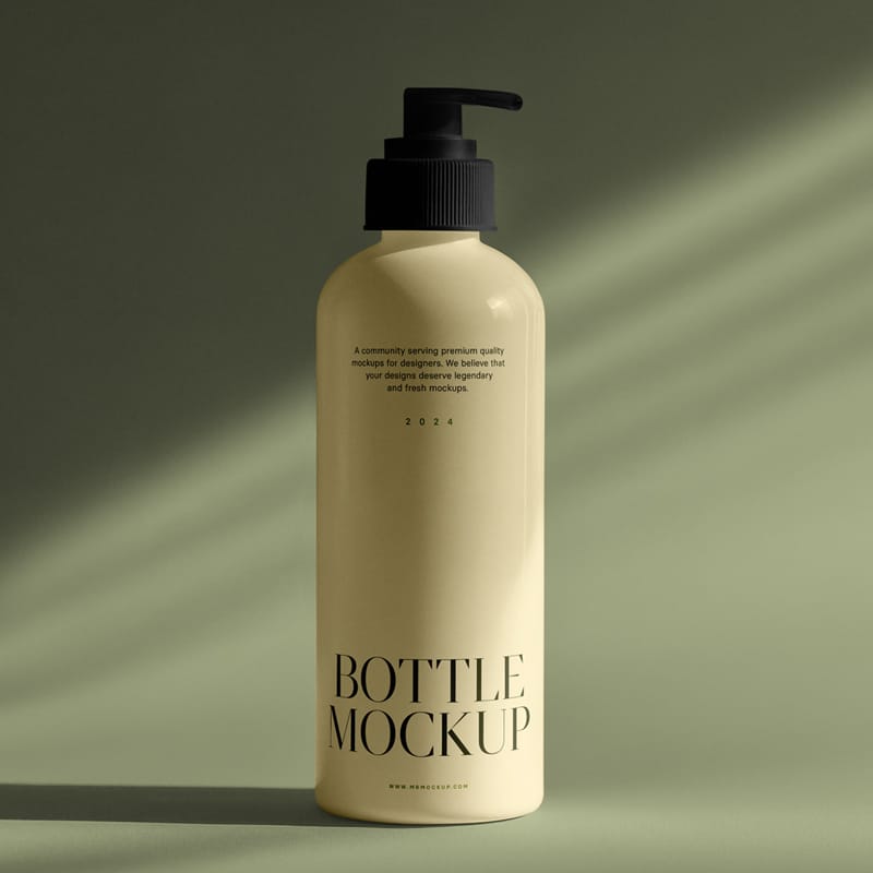 Big Bottle with Dispenser Mockup PSD