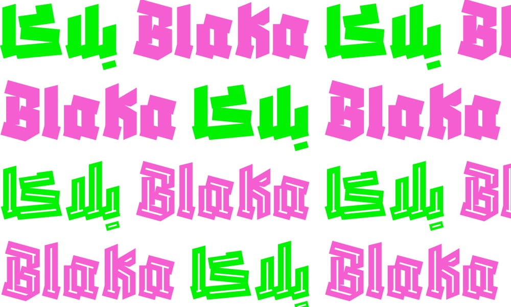 Blaka Font