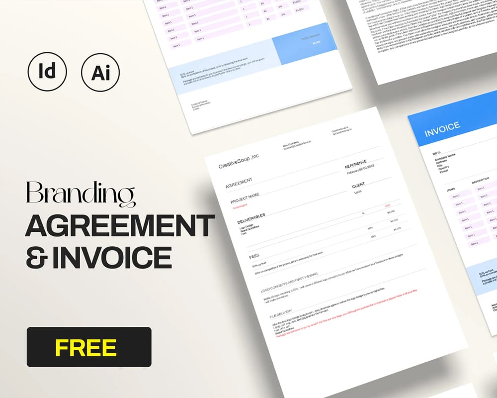 Branding Agreement and Invoice Template