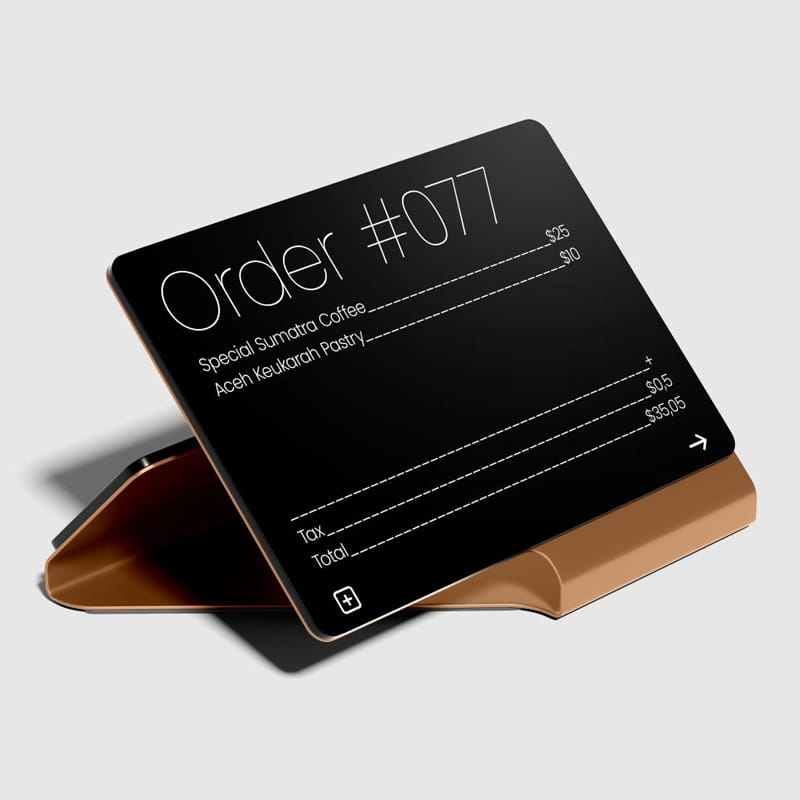 Cashier and Pos System Device Mockup PSD