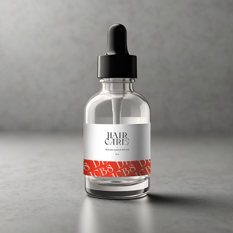 Elegant Dropper Bottle Mockup PSD