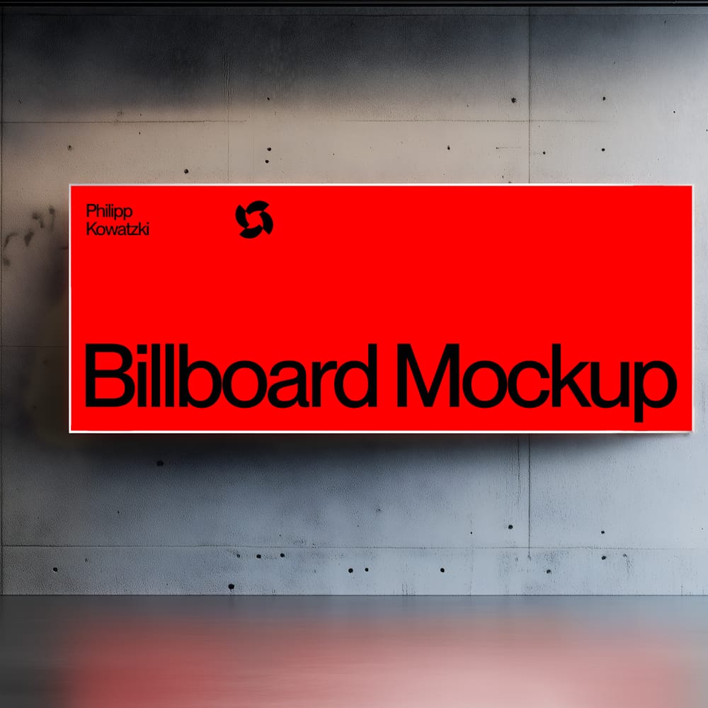 Free Digital Billboard Mockup PSD