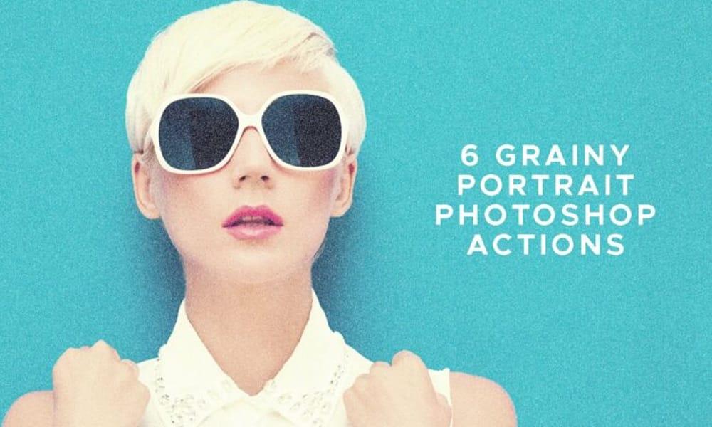 Free Grainy Portrait Photoshop Actions