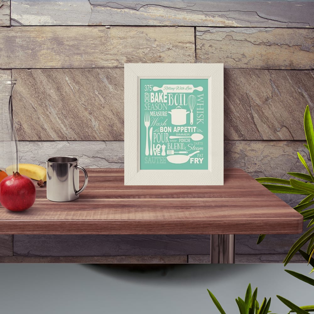 Free Kitchen Table Photo Mockup PSD