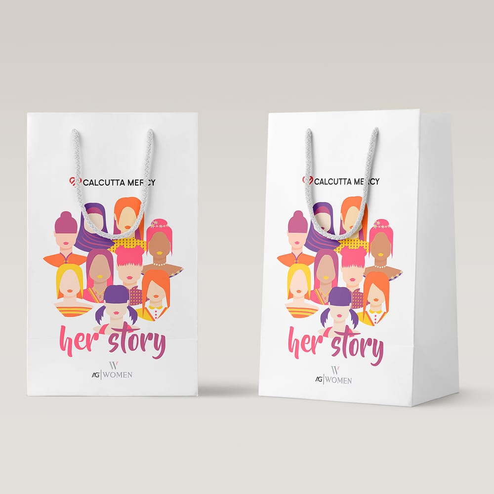 Free Mall Shopping Bag Mockup PSD