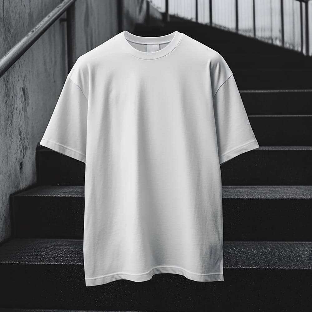 Free Oversize T-shirt Mockup Design PSD