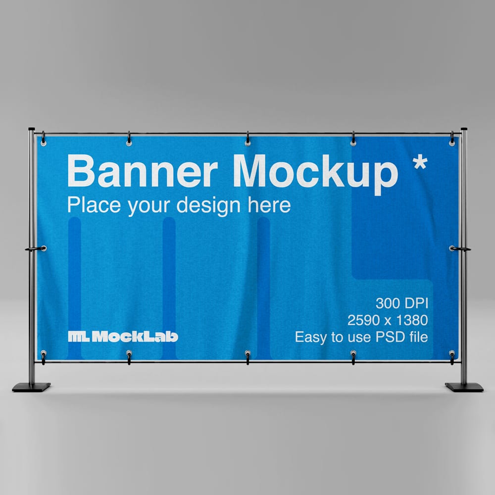 Free Premium Banner Mockup PSD