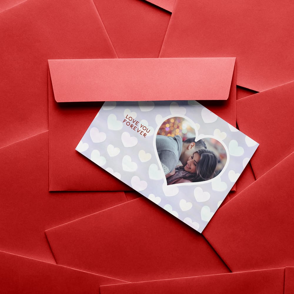 Free Valentine’s Day Card 2025 Mockup PSD