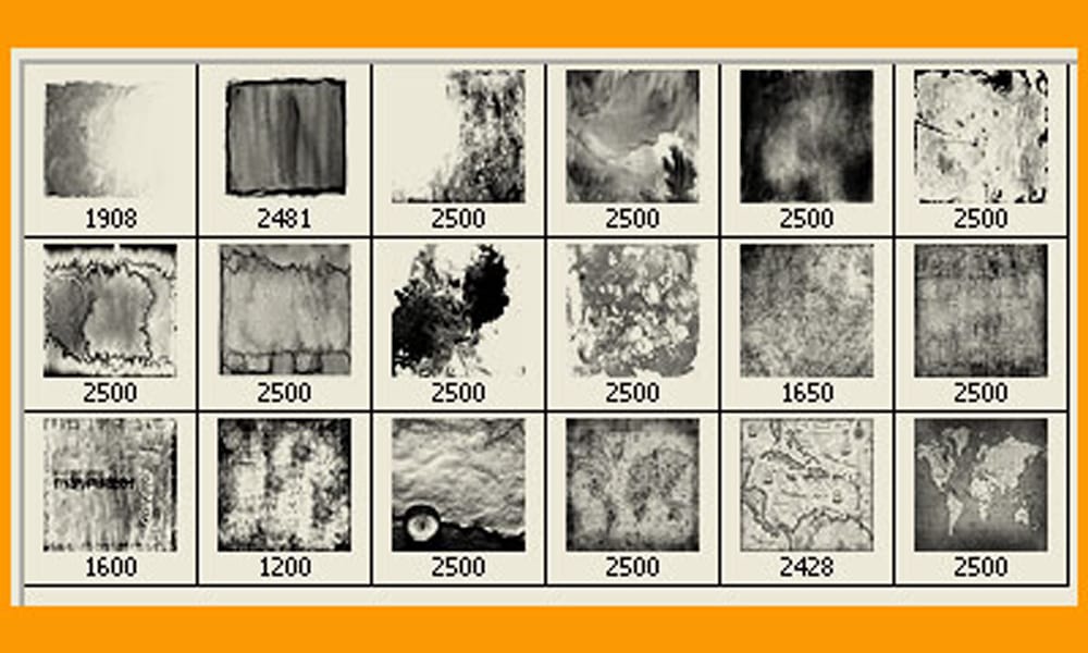 Free Vintage Papers Photoshop Brushes