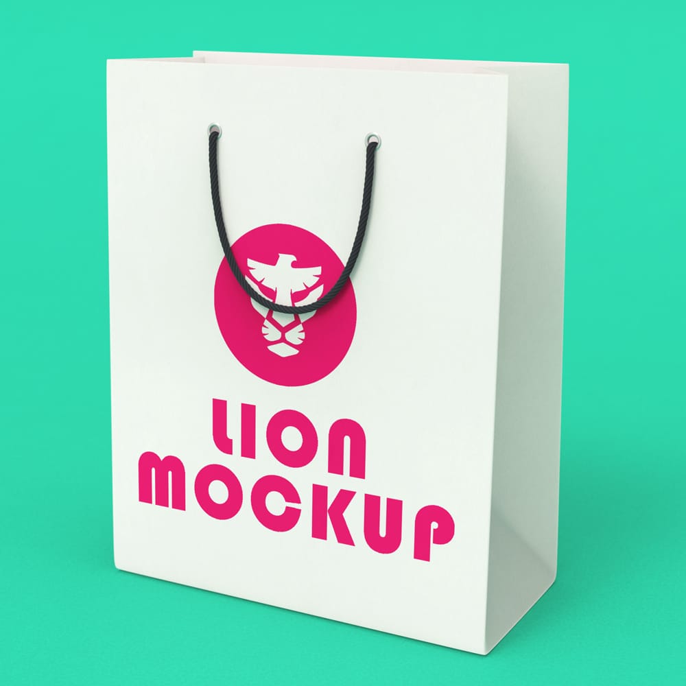 Free White Bag Mockup PSD