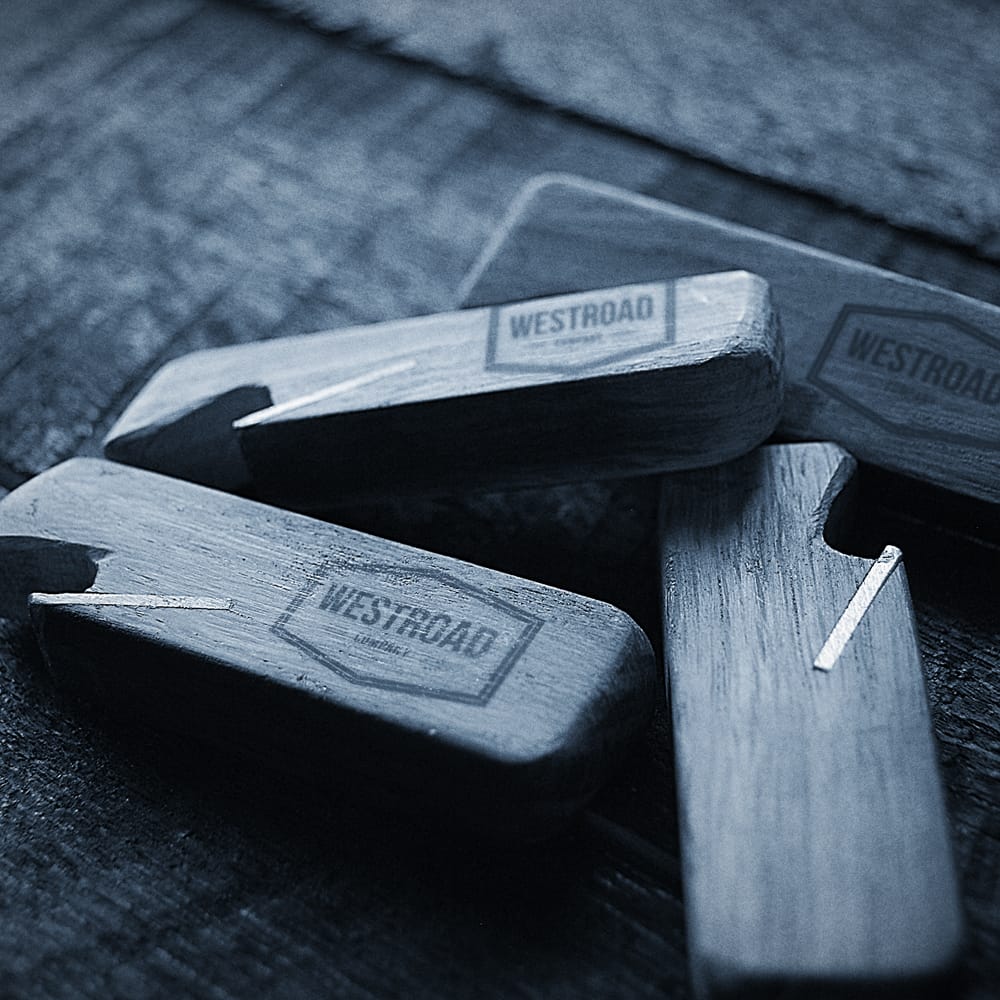 Free Wood Tools Logo Mockup PSD