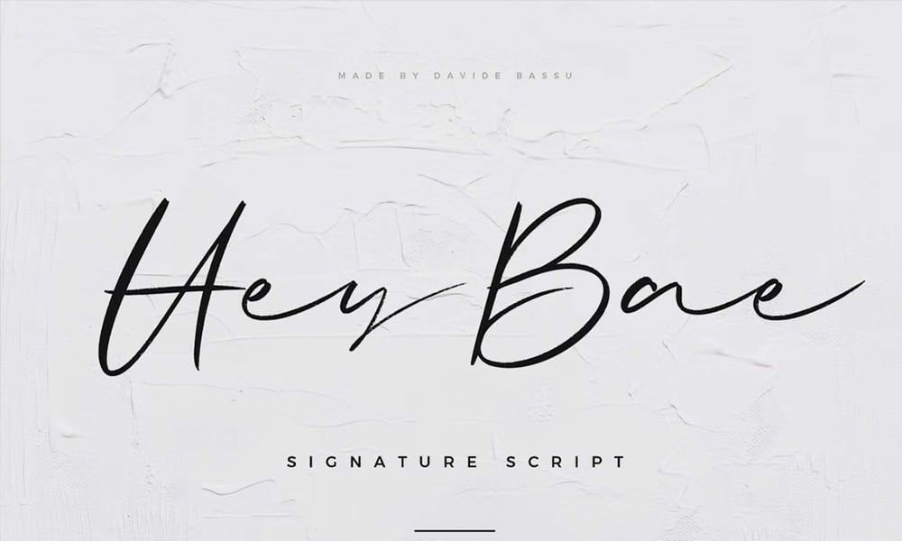 Hey Bae Font