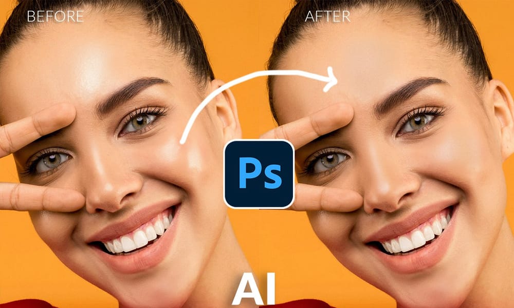 Hotspot remover AI Photoshop Skin retouch action