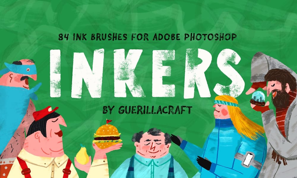 Inkers Brushes for Adobe Photoshop