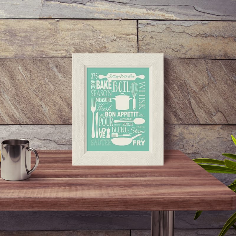 Kitchen Table Photo Mockup PSD