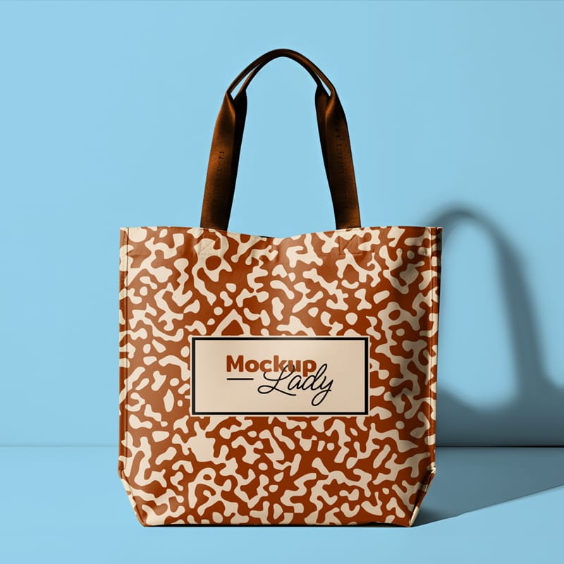 Minimalist Tote Bag Mockup Design PSD