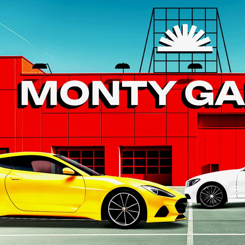 Monty Garage Logo Mockup PSD