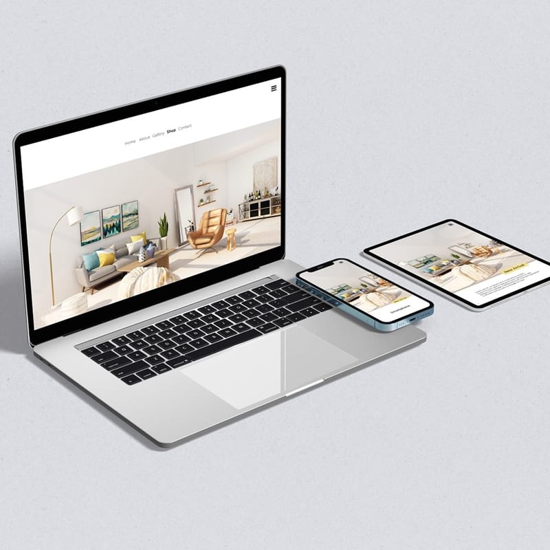 Multi Device Mockup Template PSD