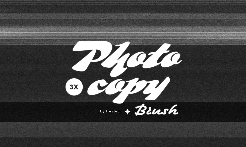 Photocopy Texture Photoshop Stamp Brush