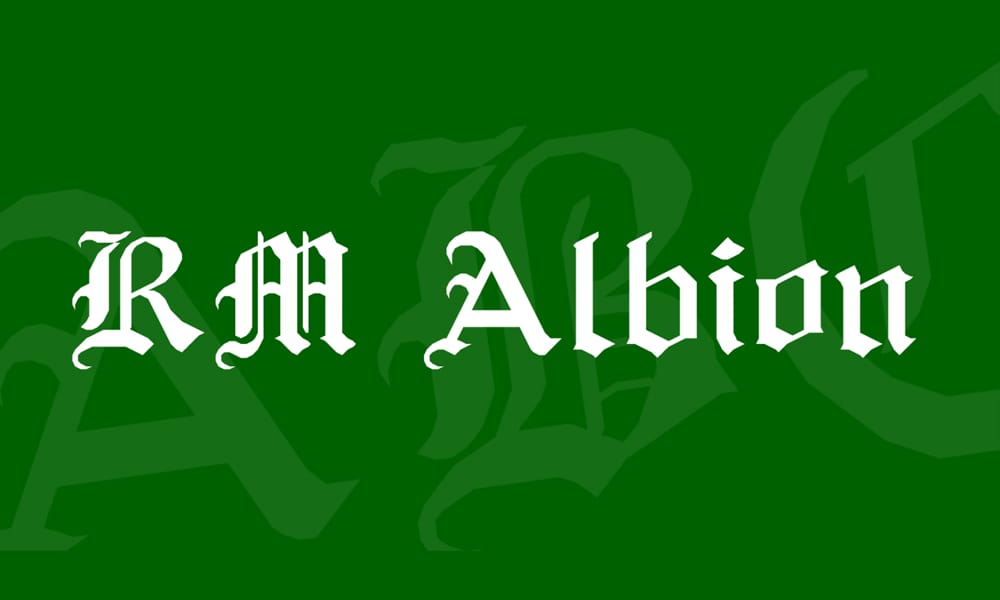 RM Albion Font 