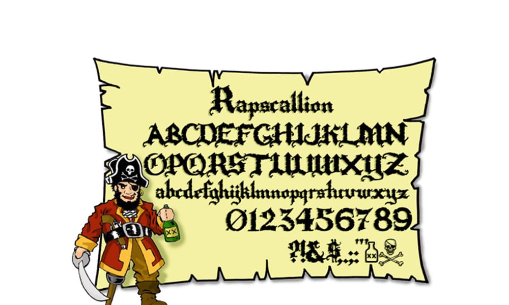 Rapscallion Gothic Font