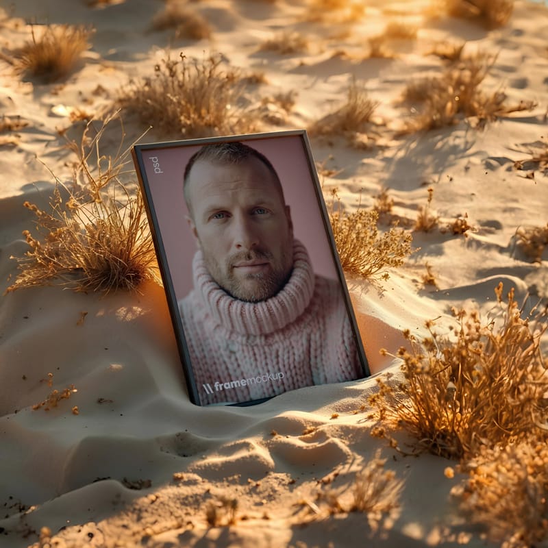 Realistic Frame Mockup PSD